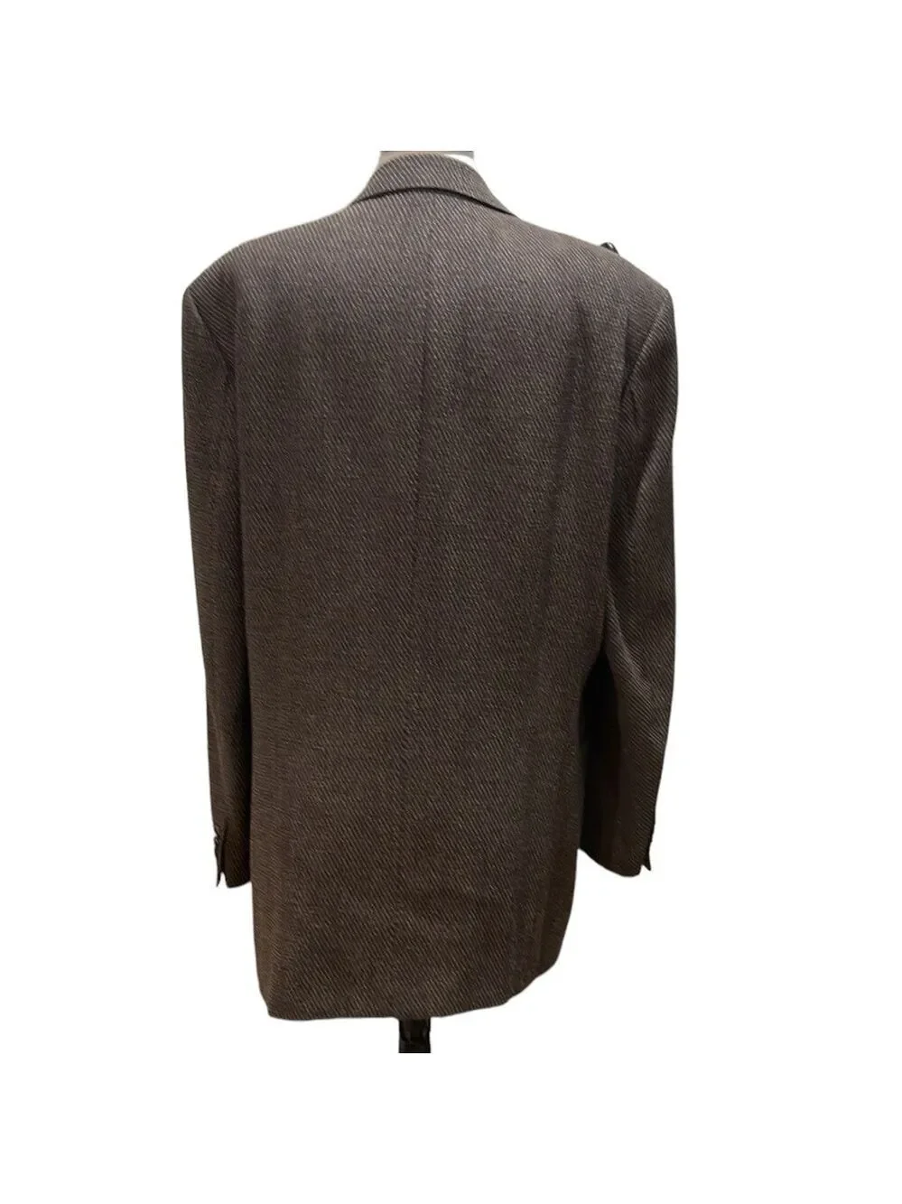 Hugo Boss Einstein Wool Cashmere Brown Tweed Blazer SZ  44L
